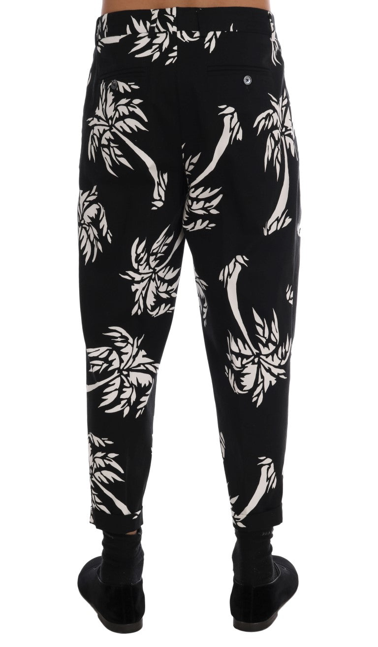 Dolce & Gabbana Elegante Knöchelhose mit Baumprint