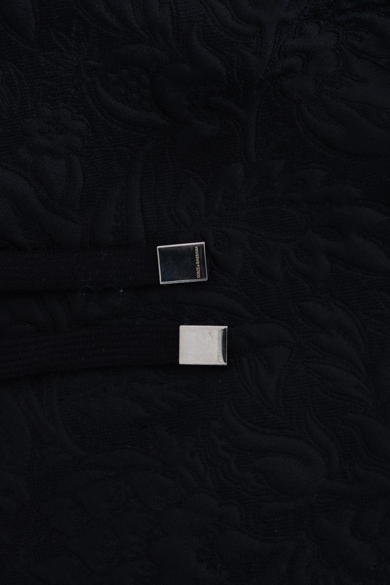 Dolce & Gabbana – Kapuzenpullover mit verzaubertem Brokat und Kristallen