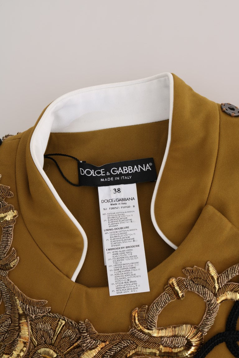 Dolce & Gabbana Runway – Weste mit Kristallverzierung und Kreuz