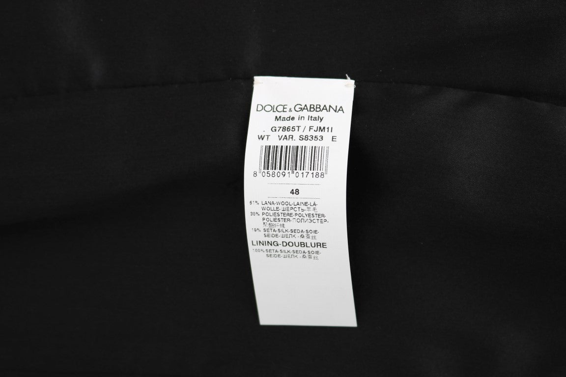 Dolce & Gabbana – Elegante schwarze Weste mit Polka Dot-Muster