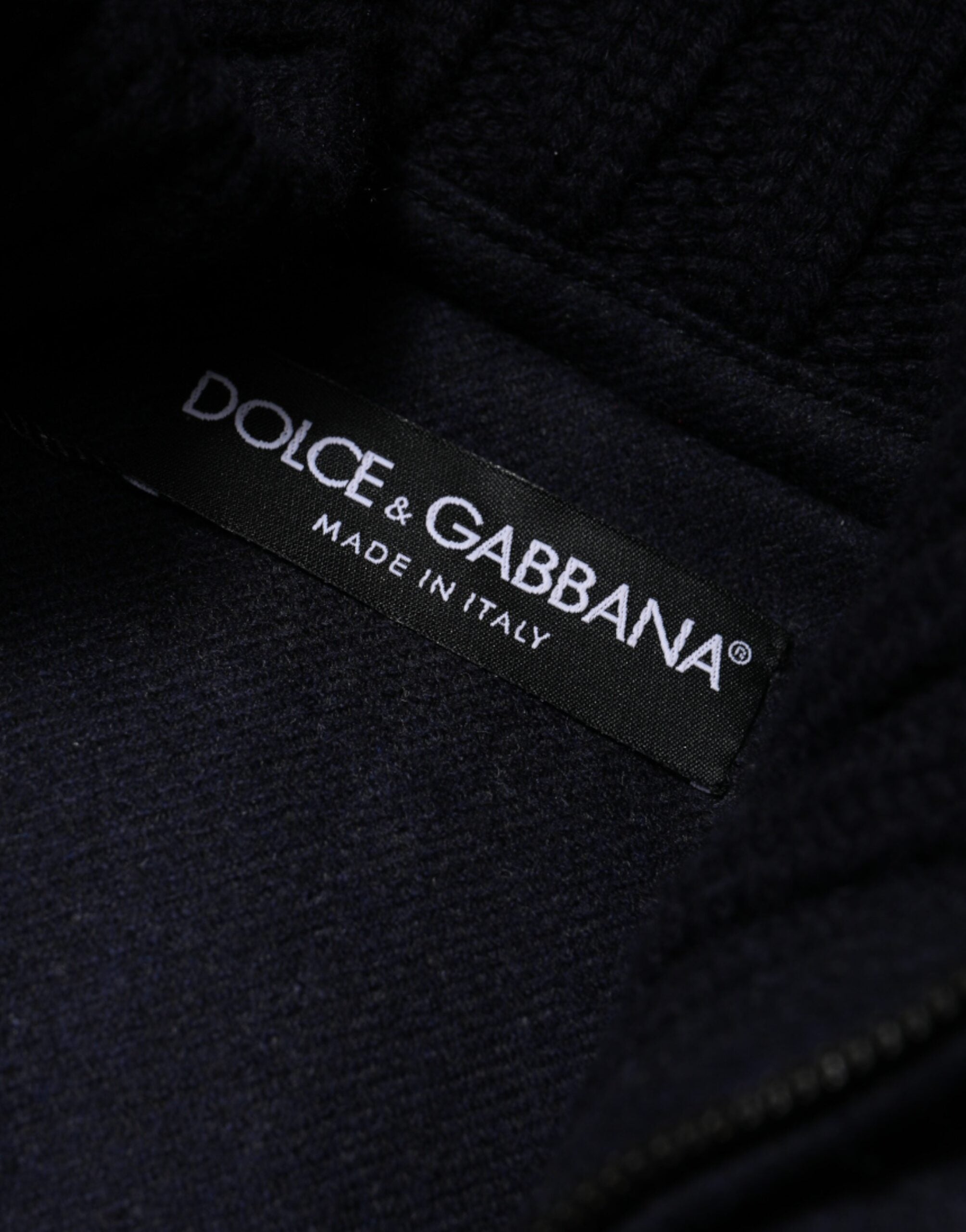 Dolce & Gabbana – Pufferjacke aus schwarzem Nylon mit Kapuze für Herren