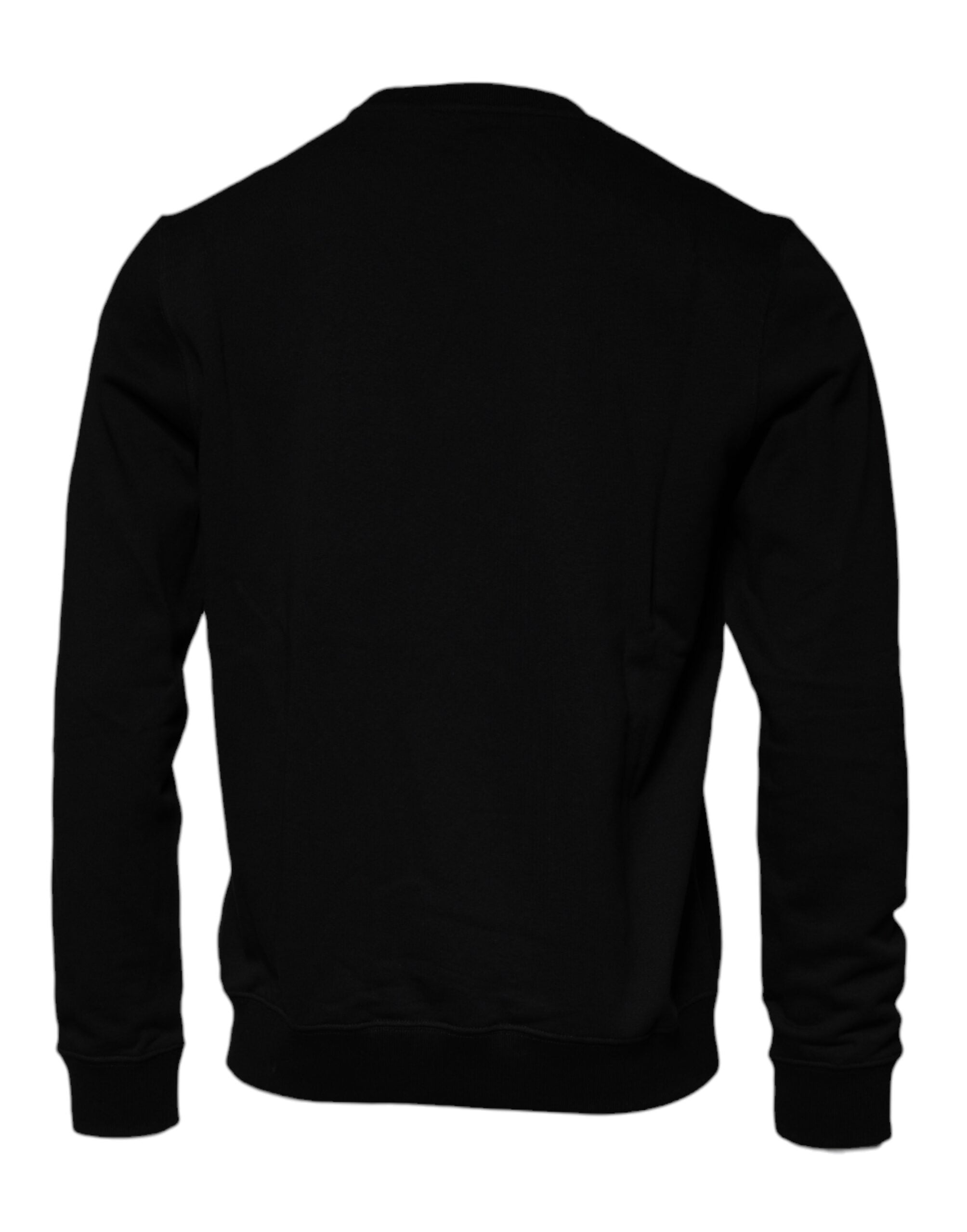 Hanorac Versace Medusa Fleece negru pentru bărbați cu guler rotund