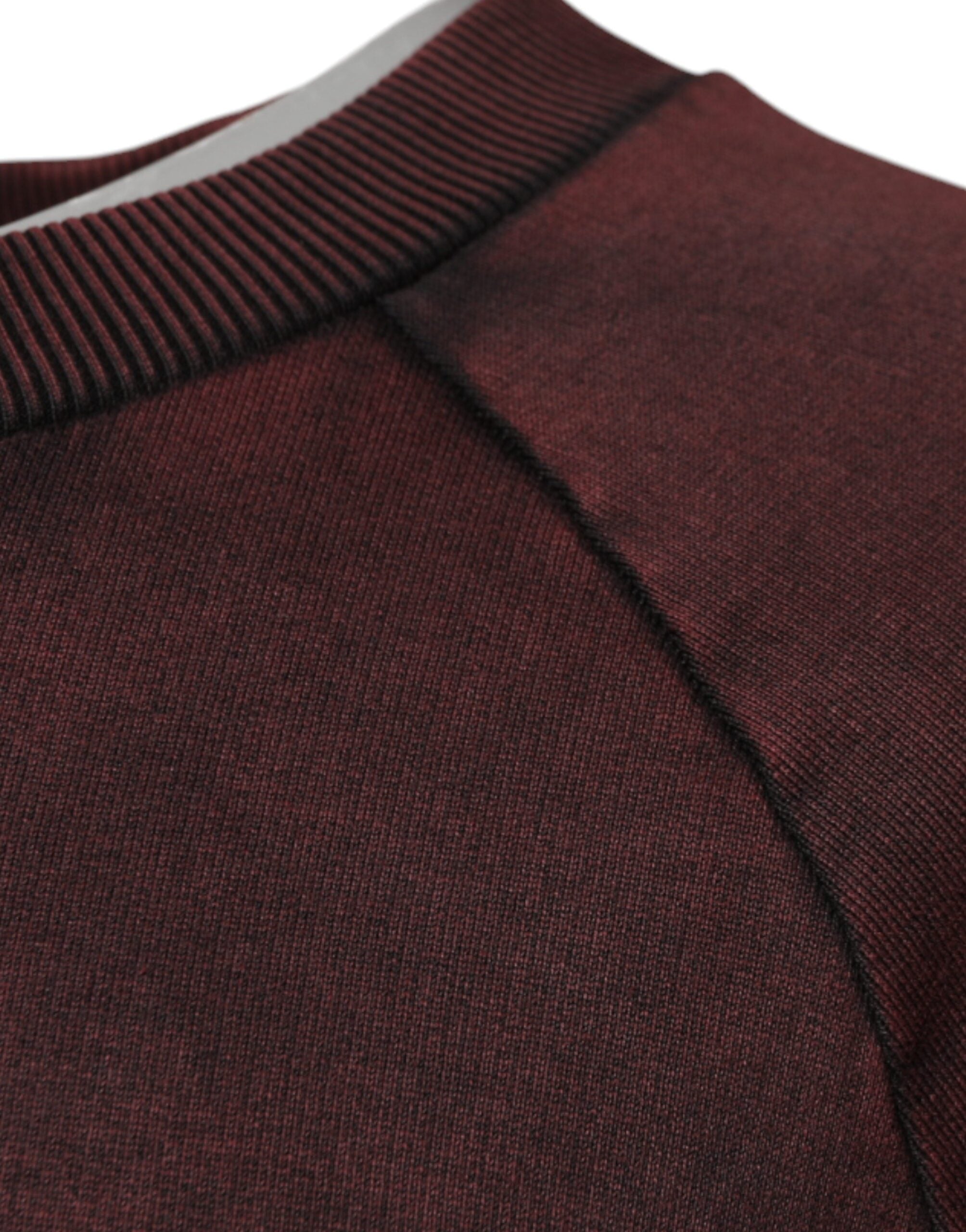 Dolce & Gabbana Brauner Pullover mit Rundhalsausschnitt und Logo aus Baumwolle