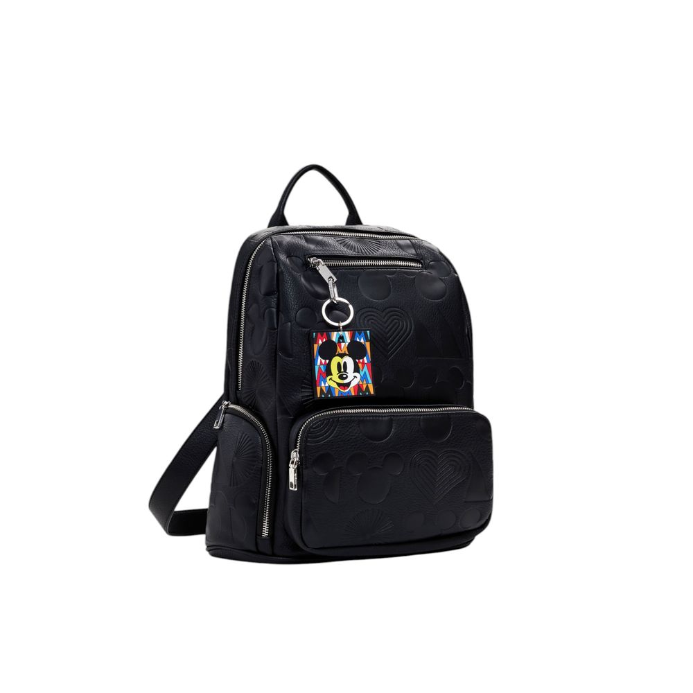 Desigual – Schwarzer Polyethylen-Rucksack