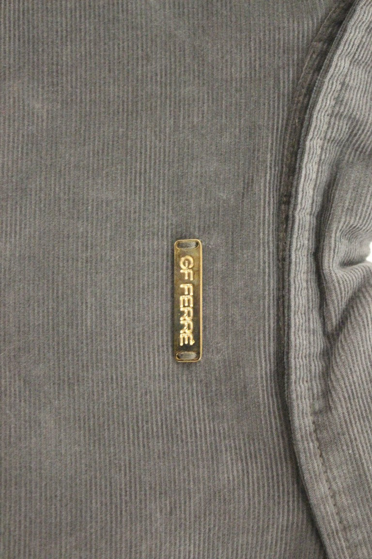 Cămașă bărbătească GF Ferre Chic verde din bumbac casual