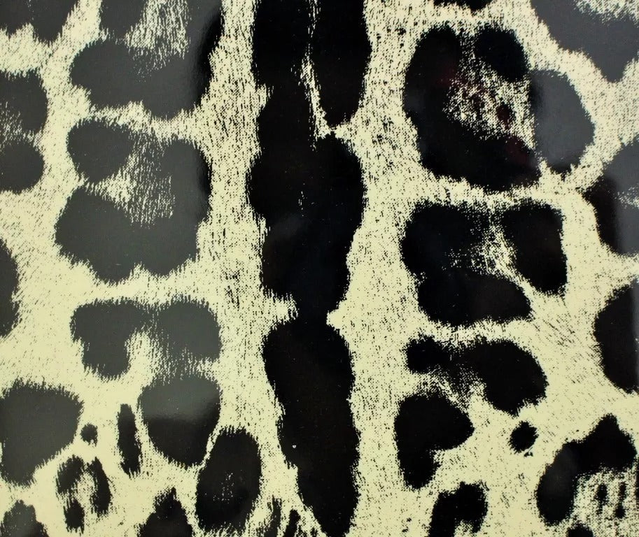 Husă pentru tabletă Dolce & Gabbana cu model leopard alb și copertă pentru eBook