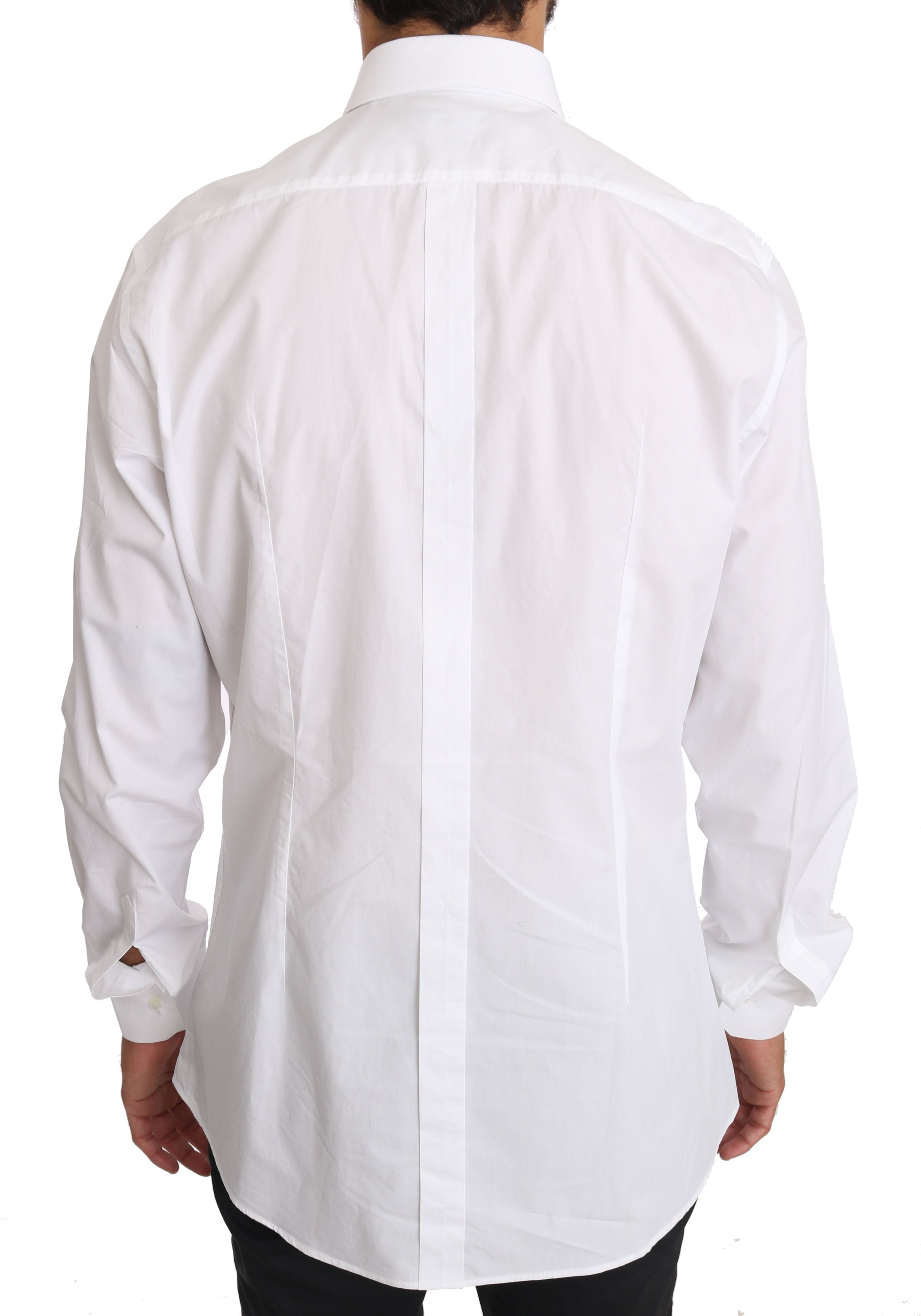 Dolce & Gabbana – Elegantes Slim Fit-Hemd in reinem Weiß