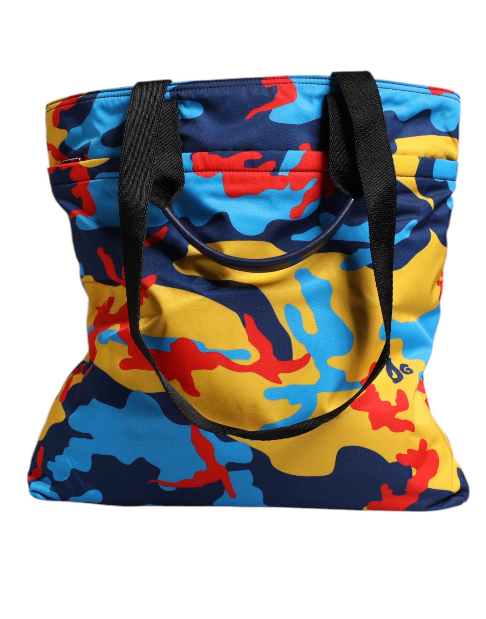 Dolce & Gabbana Geantă de cumpărături din nailon multicolor camuflaj
