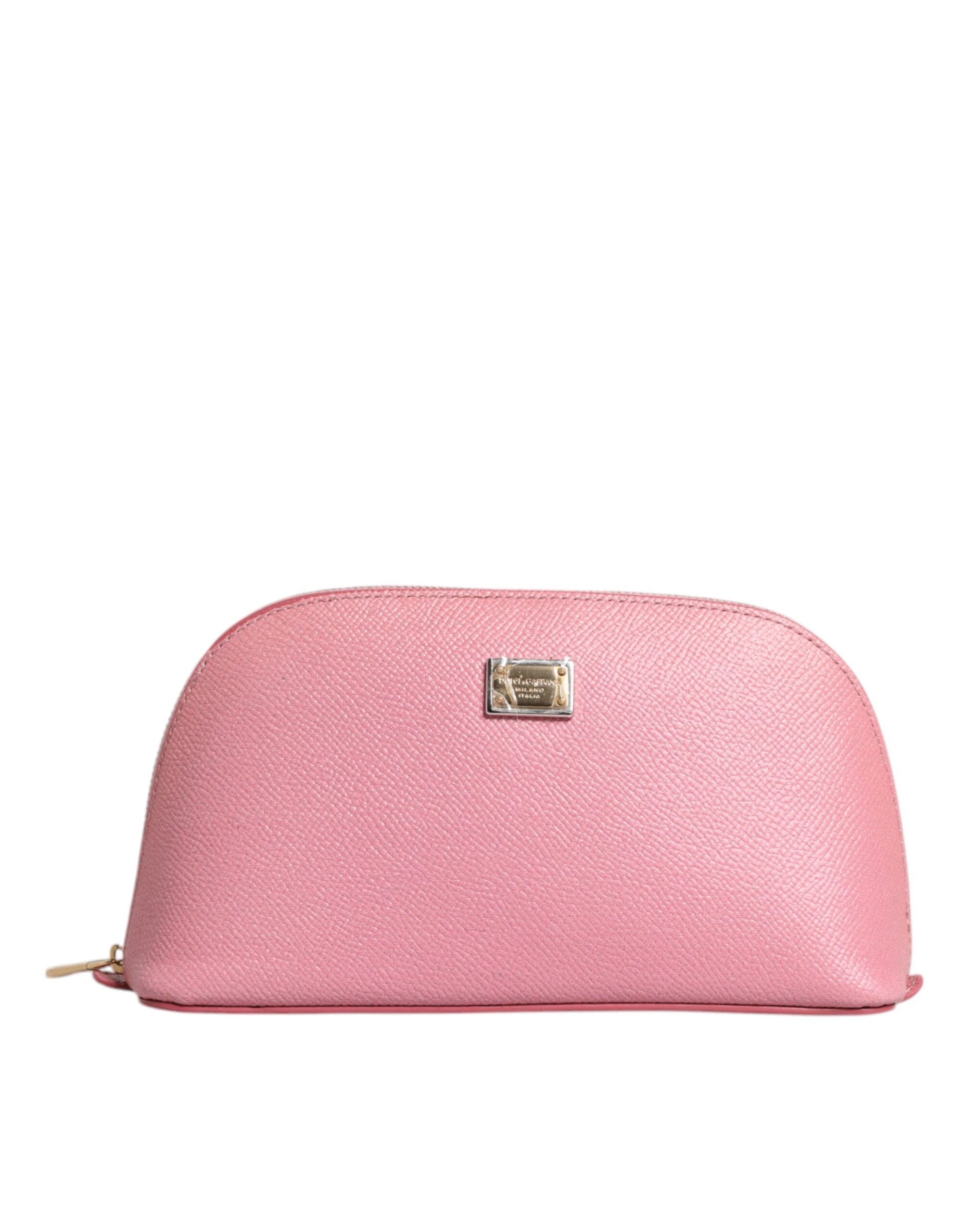 Dolce & Gabbana – Handtasche mit Reißverschluss und DG-Logo in Rosa