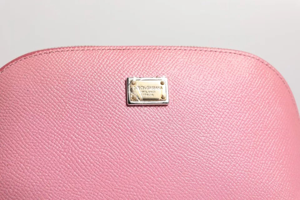 Dolce & Gabbana – Handtasche mit Reißverschluss und DG-Logo in Rosa