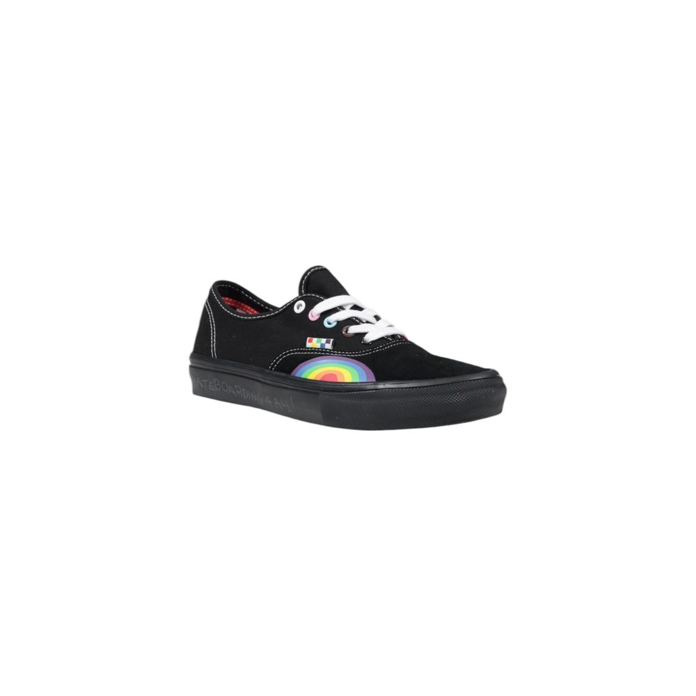 Teniși negri din piele întoarsă Vans