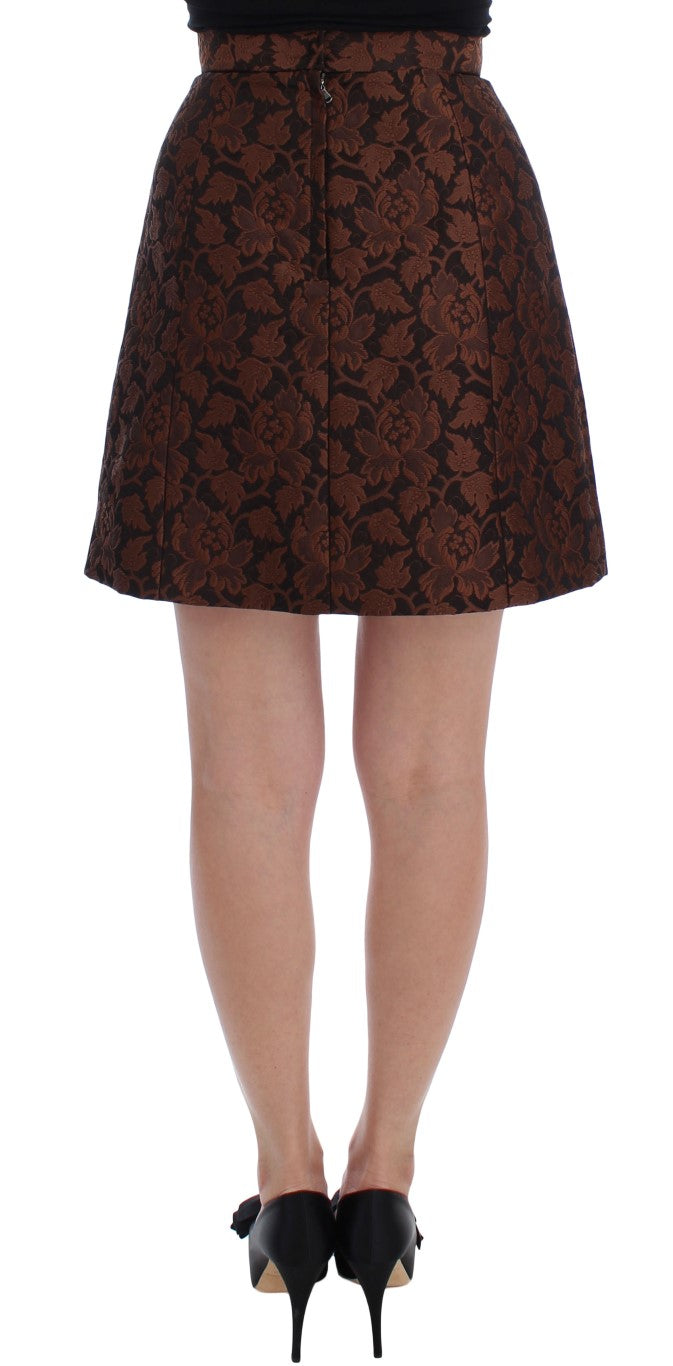 Dolce & Gabbana Eleganter Ballonrock aus Brokat