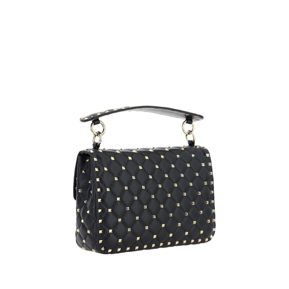 Geantă de umăr din piele Valentino Garavani Rockstud Spike