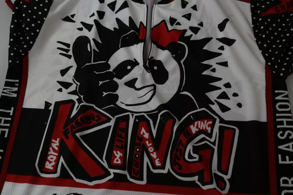 Tricou Dolce & Gabbana White King Panda din poliester