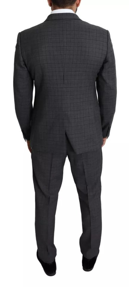 Dolce & Gabbana Grauer 2-teiliger MARTINI-Anzug aus Wolle für Herren