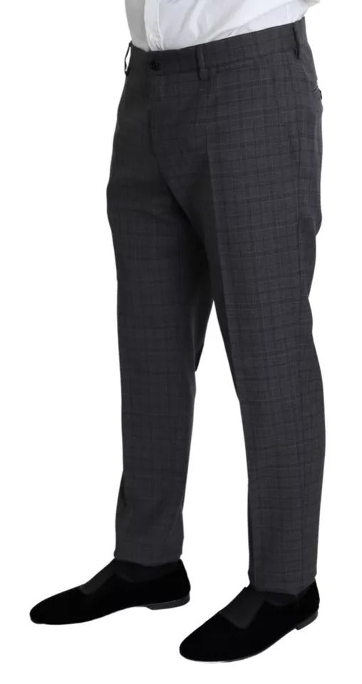 Dolce & Gabbana Grauer 2-teiliger MARTINI-Anzug aus Wolle für Herren