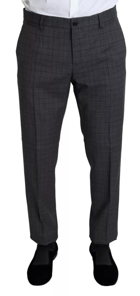 Dolce & Gabbana Grauer 2-teiliger MARTINI-Anzug aus Wolle für Herren