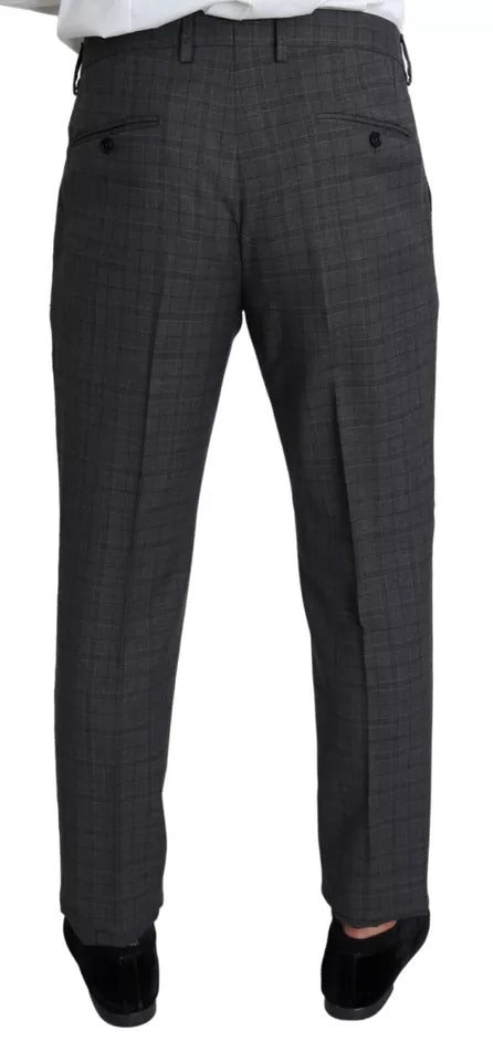 Dolce & Gabbana Grauer 2-teiliger MARTINI-Anzug aus Wolle für Herren