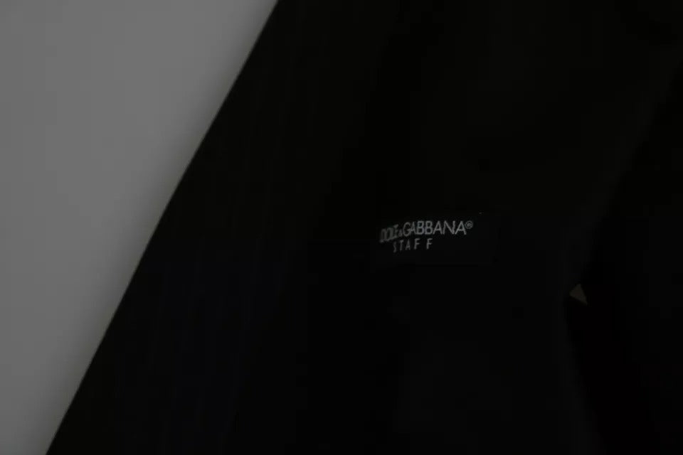 Dolce & Gabbana Schwarze Herren Weste mit formeller Personalausstattung