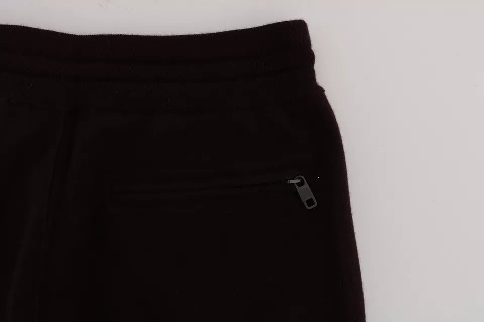 Dolce & Gabbana Lila Kaschmir-Trainingshose