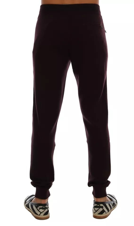 Dolce & Gabbana Lila Kaschmir-Trainingshose