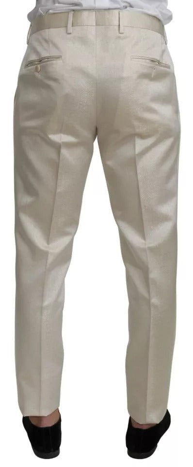 Dolce & Gabbana Beige Wollcreme 3-teiliger SICILIA-Schalanzug