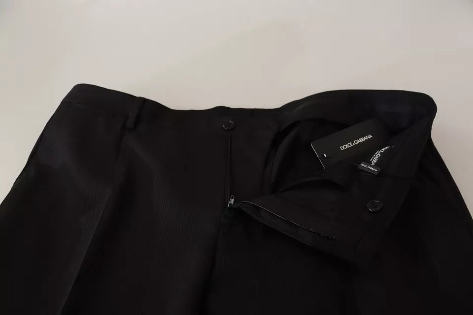 Dolce & Gabbana – Schwarze, formelle Skinny-Hose