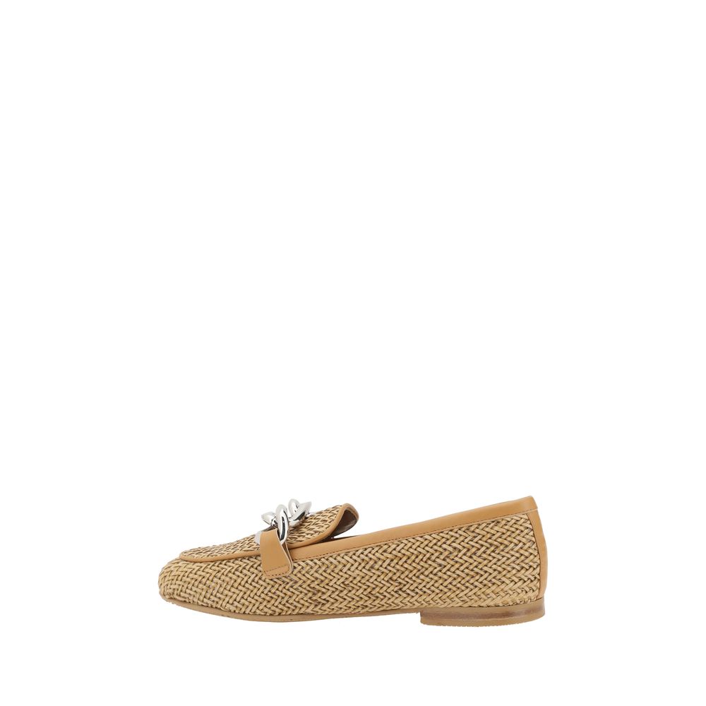 Casadei Loafer aus gewebtem Leder