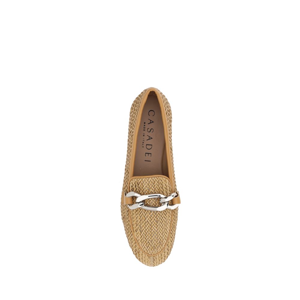 Casadei Loafer aus gewebtem Leder