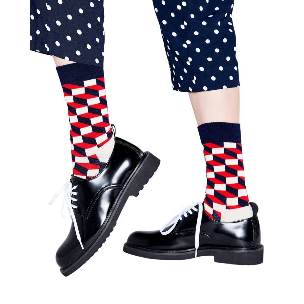 Happy Socks – Blaue Strumpfhosen und Socken aus Baumwolle