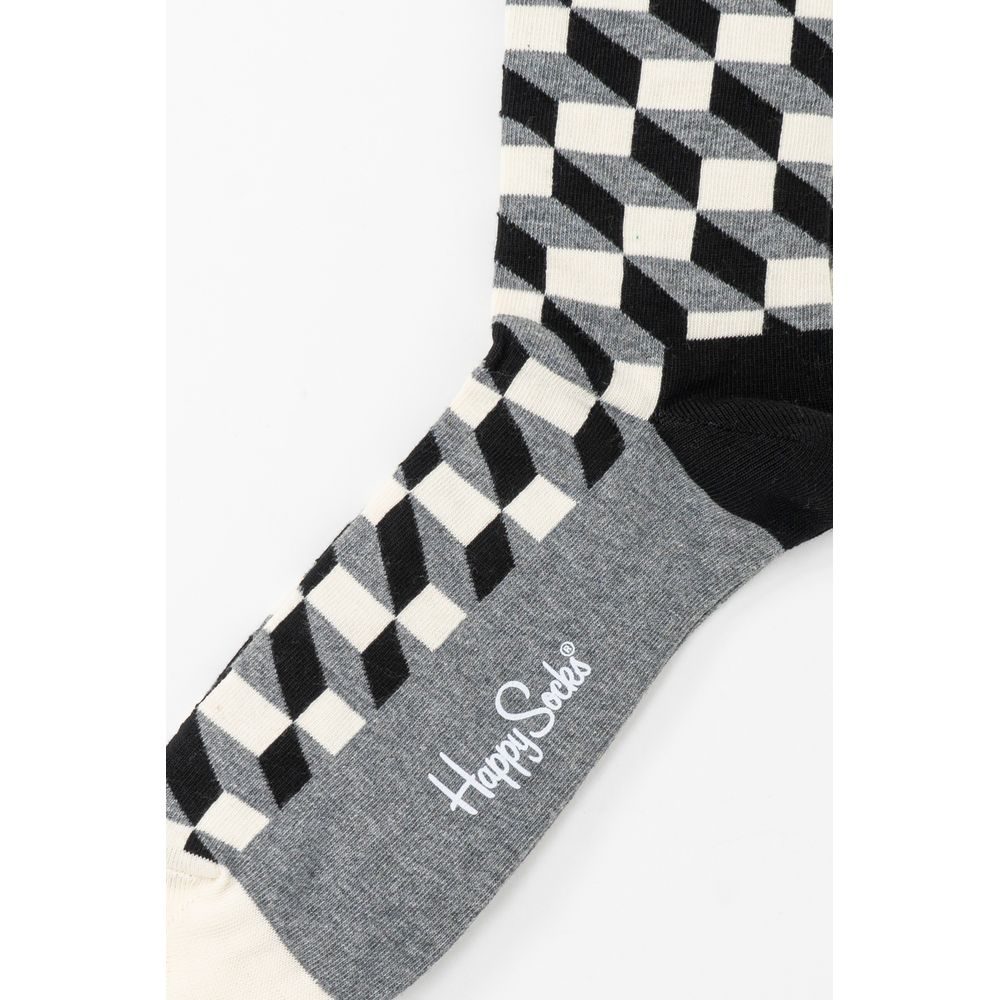 Happy Socks Graue Strumpfhosen und Socken aus Baumwolle