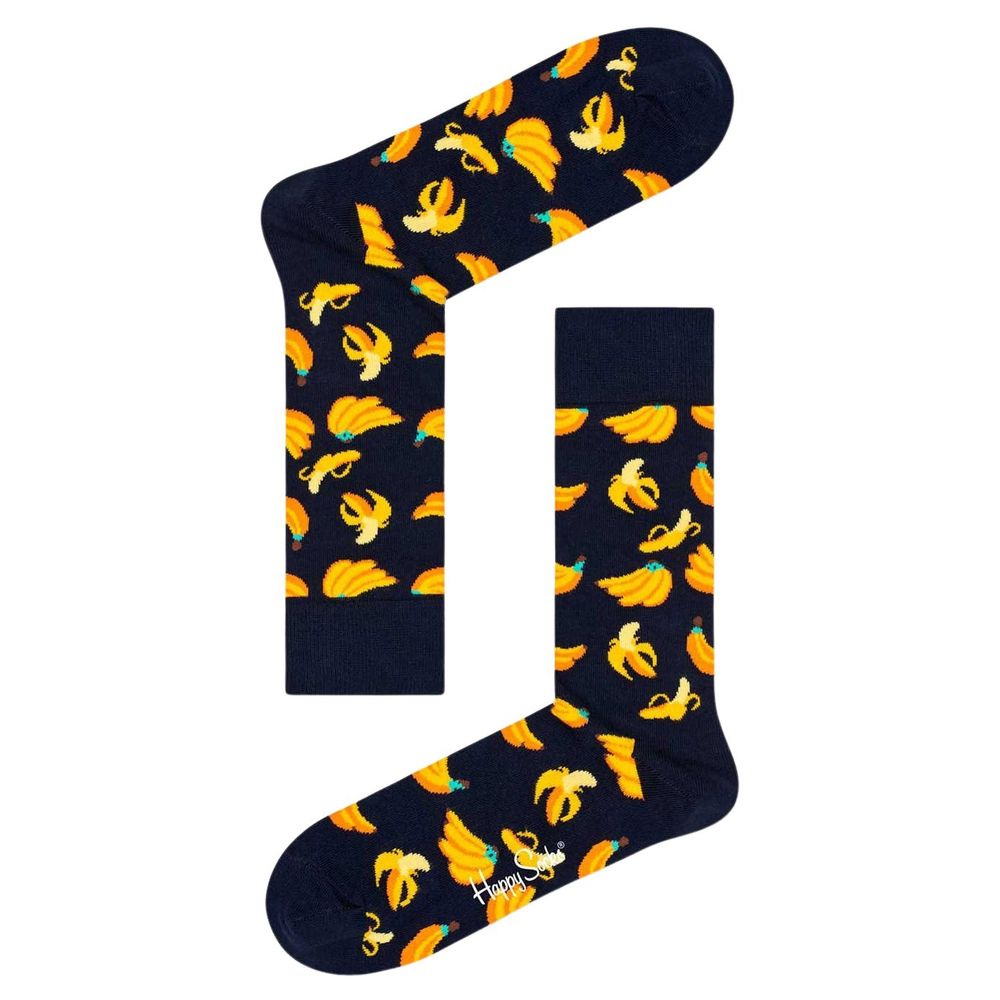 Colanți și șosete Happy Socks din bumbac negru