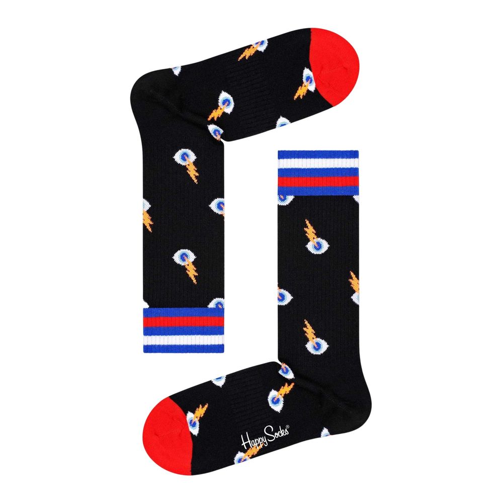 Colanți și șosete Happy Socks din bumbac negru