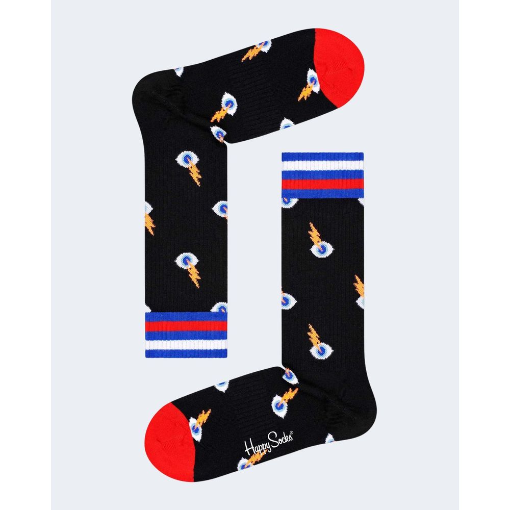 Colanți și șosete Happy Socks din bumbac negru