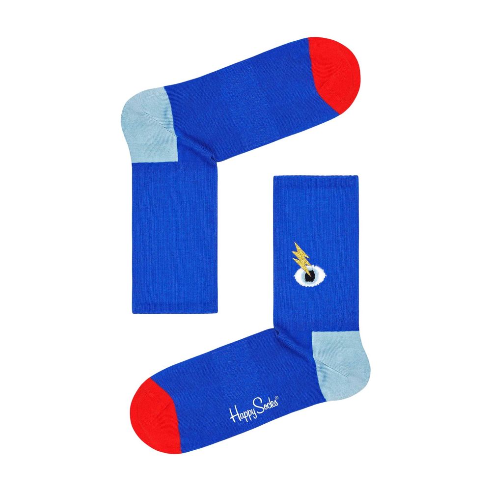 Happy Socks – Blaue Strumpfhosen und Socken aus Baumwolle
