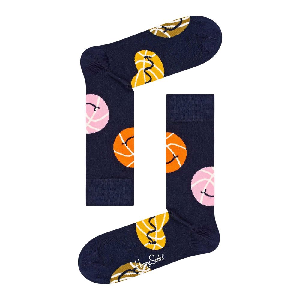 Happy Socks – Blaue Strumpfhosen und Socken aus Baumwolle