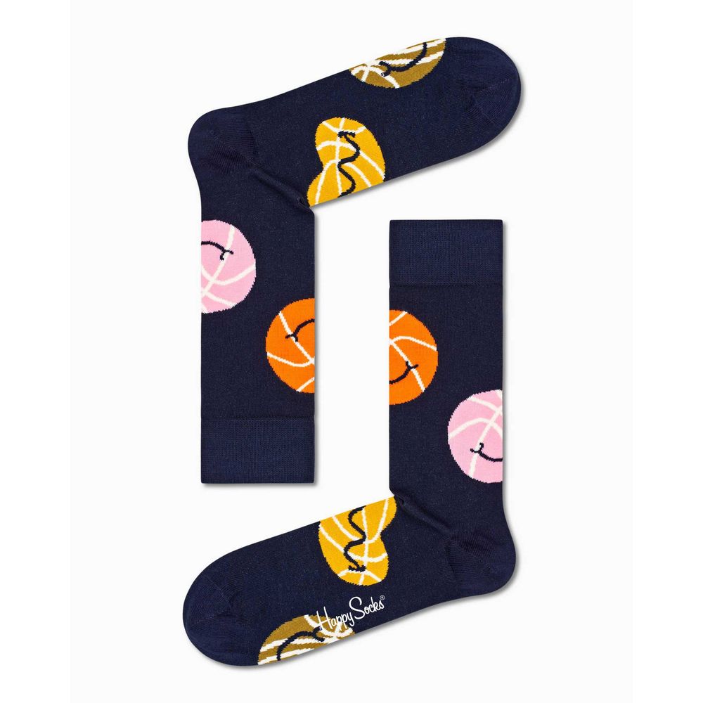 Happy Socks – Blaue Strumpfhosen und Socken aus Baumwolle