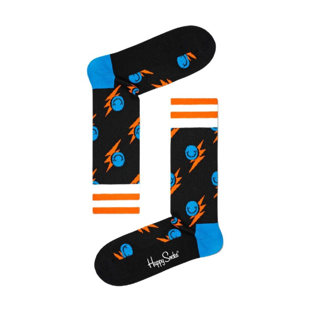 Colanți și șosete Happy Socks din bumbac negru