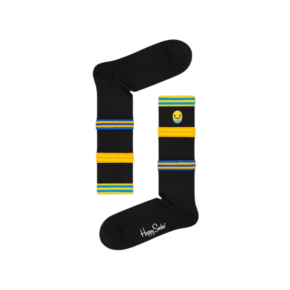 Colanți și șosete Happy Socks din bumbac negru