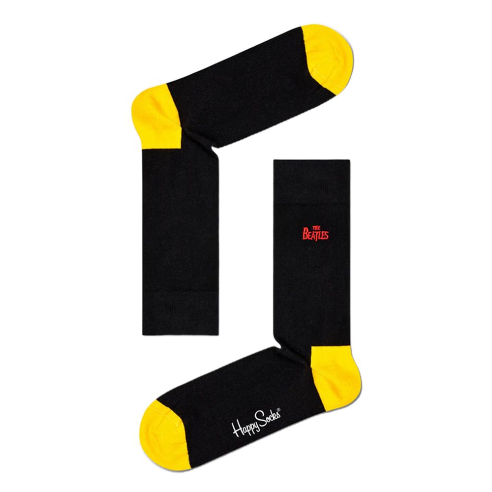 Happy Socks – Schwarze Strumpfhosen und Socken aus Baumwolle