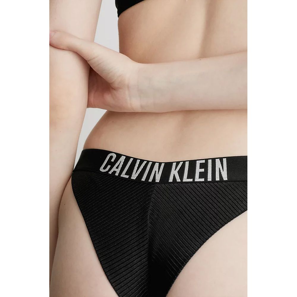 Calvin Klein Jeans – Schwarze Nylon-Bademode