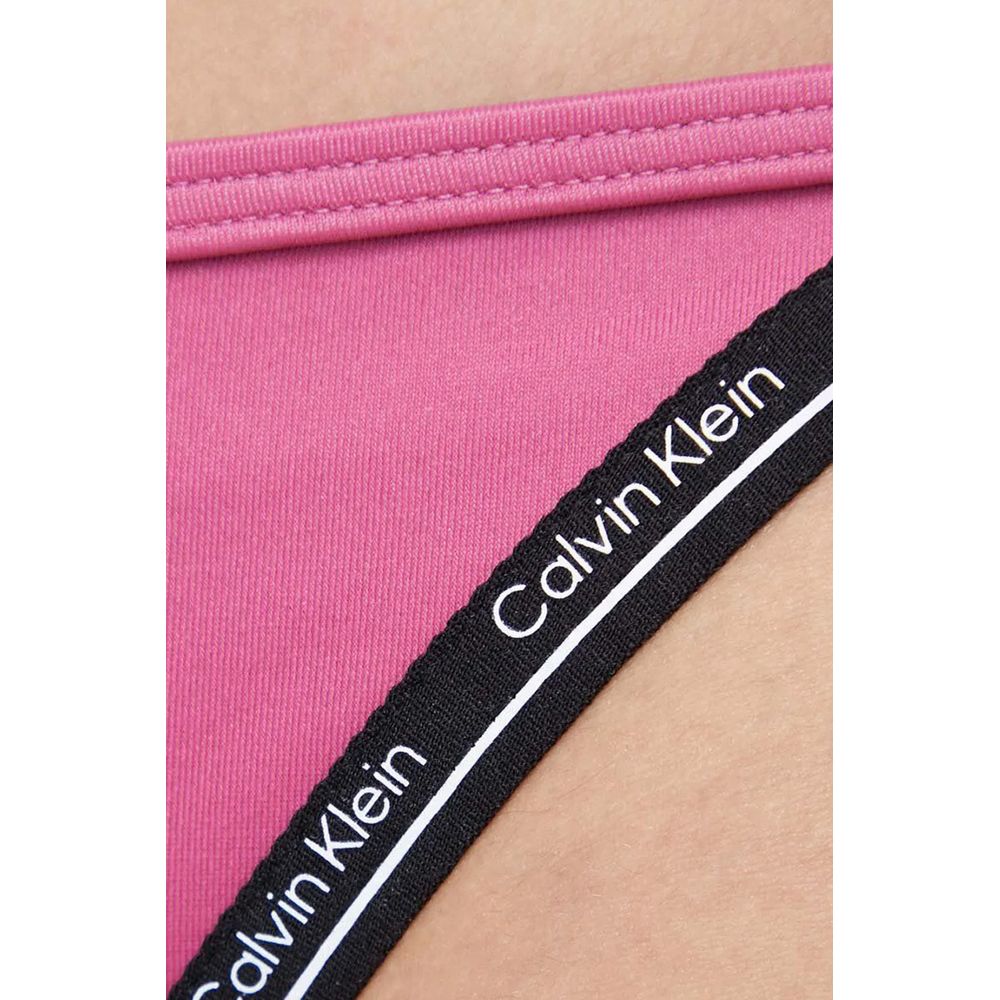 Calvin Klein Jeans – Rosafarbene Polyester-Bademode