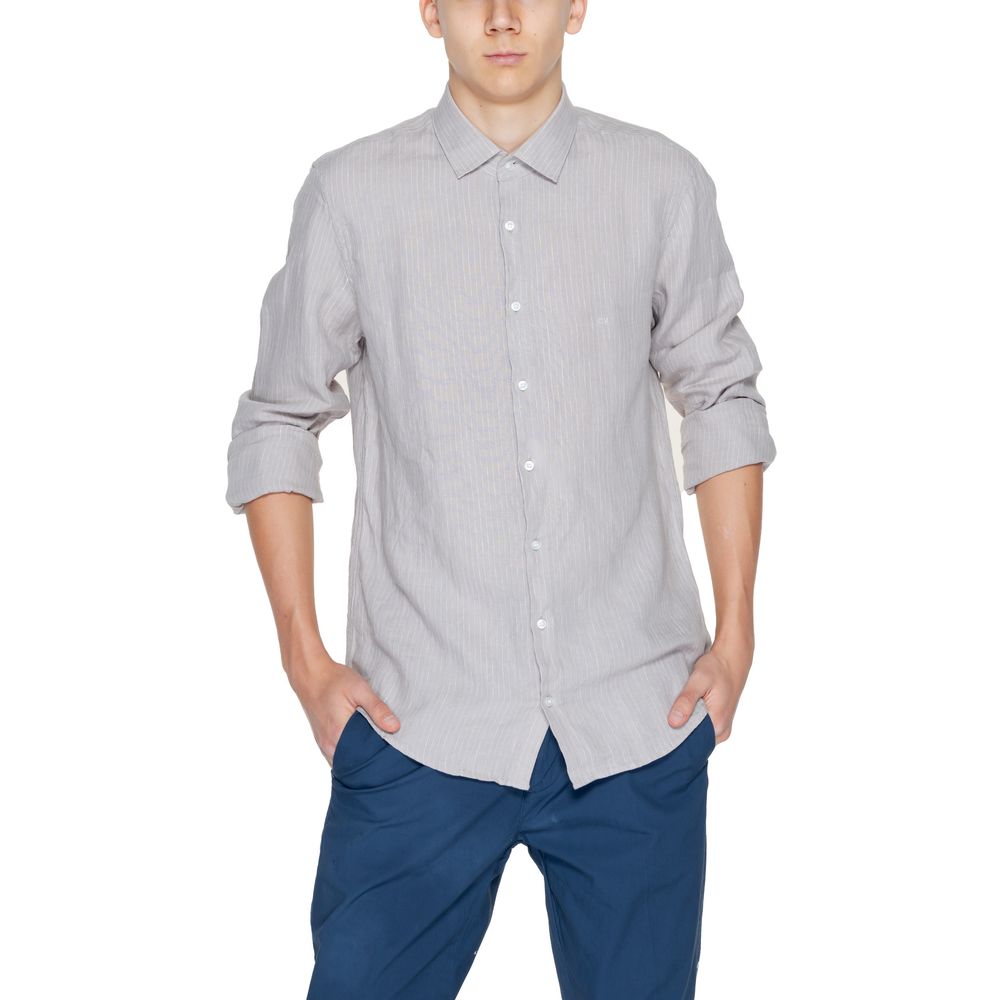 Calvin Klein – Beiges Leinenhemd