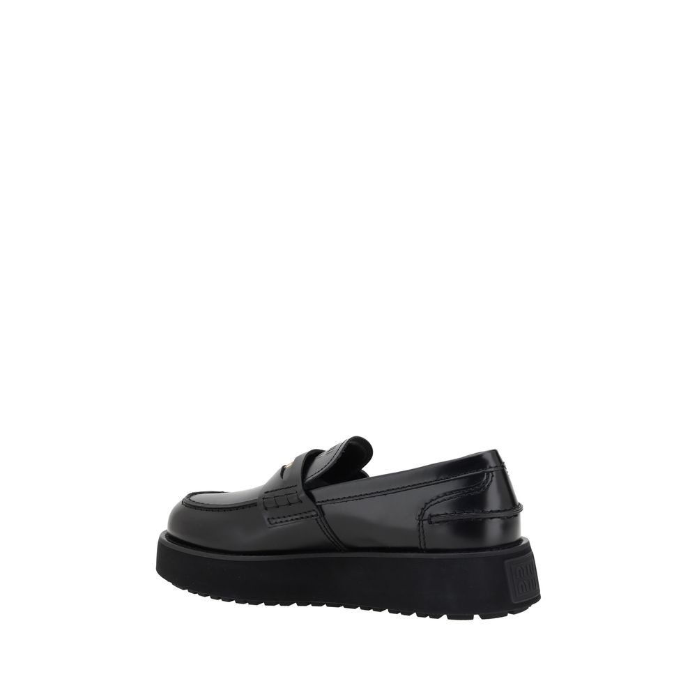Miu Miu Leder-Loafer