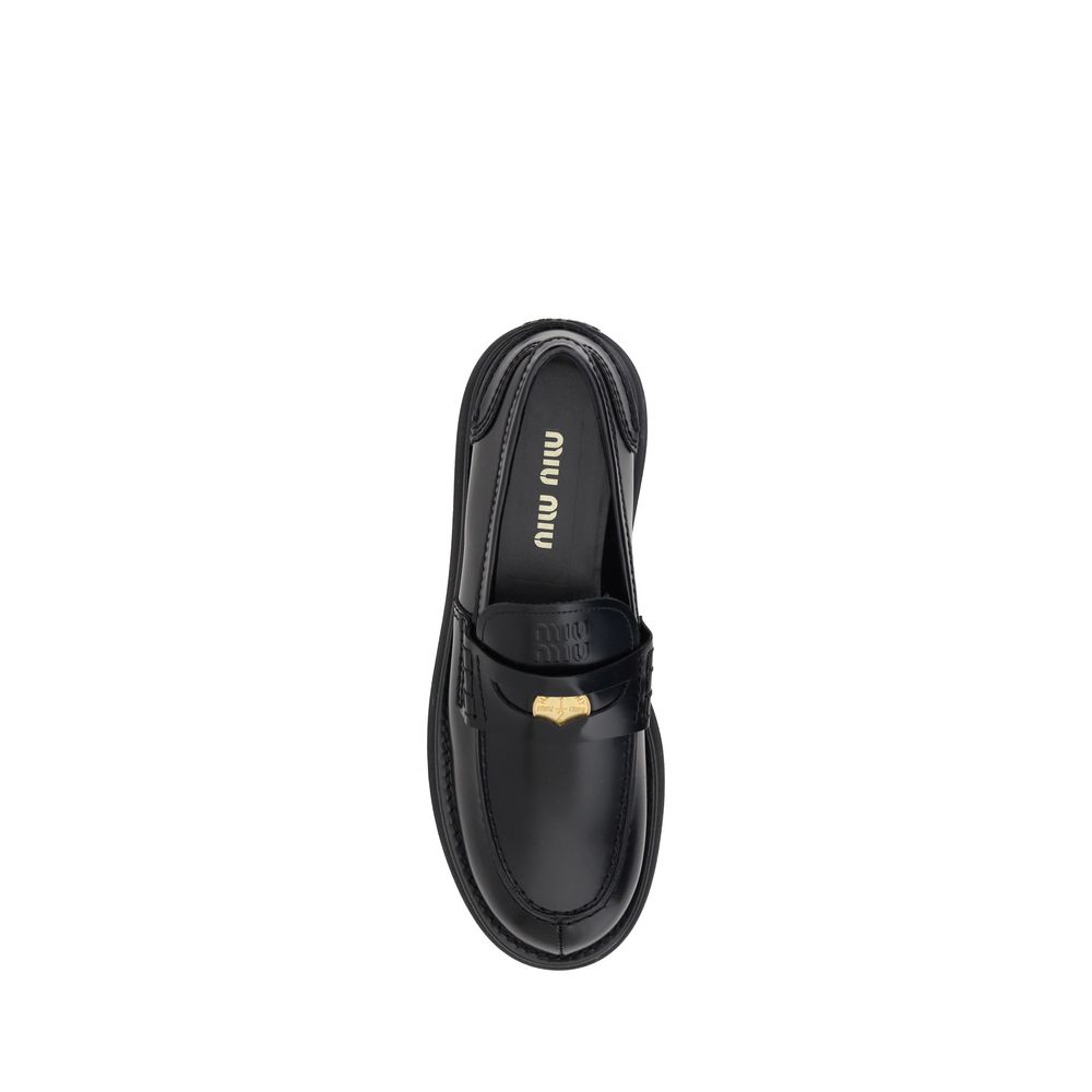 Miu Miu Leder-Loafer