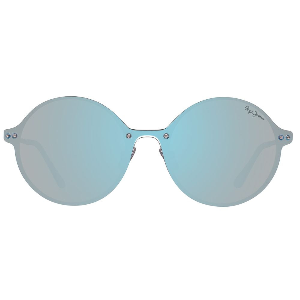 Ochelari de soare Pepe Jeans albaștri din metal