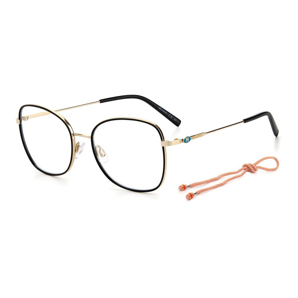 M Missoni Schwarze Metallrahmen