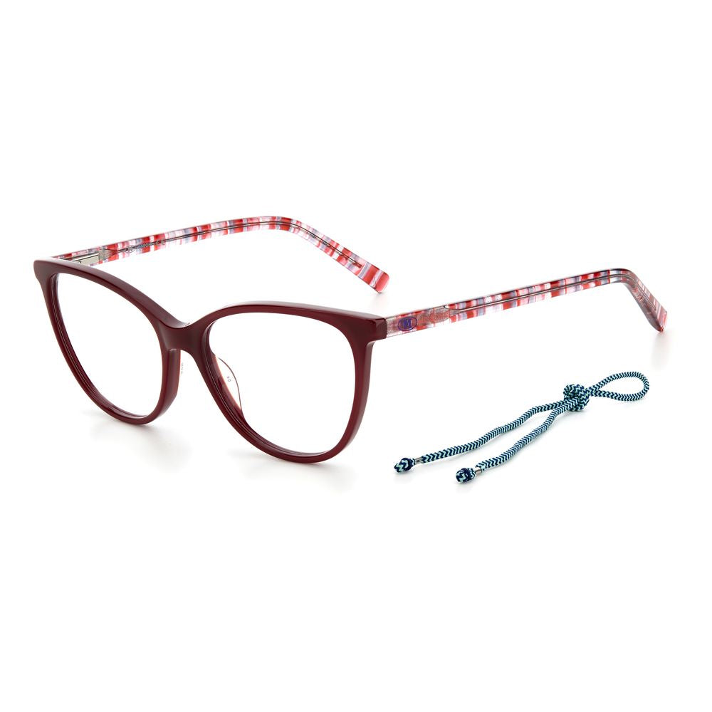 M Missoni Rote Acetatrahmen