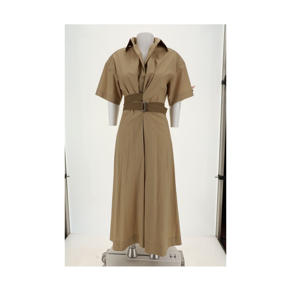 Brunello Cucinelli Rochie lunga din bumbac