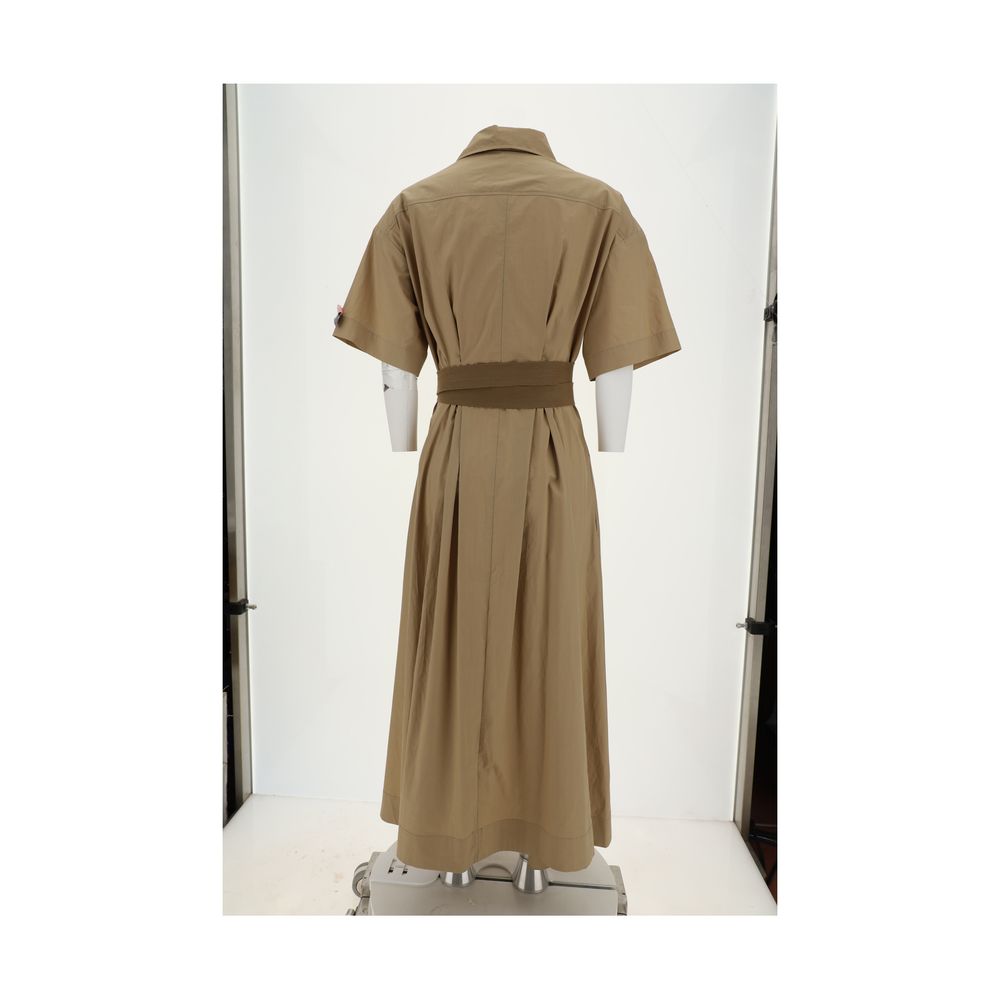 Brunello Cucinelli Rochie lunga din bumbac